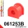 061253B: Front anti roll bar bush 19mm Red