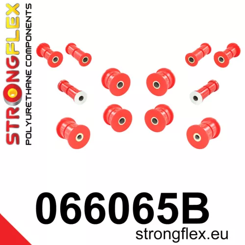 066065B: Rear suspension bush kit Red