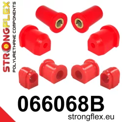 066068B: Front suspension bush kit 18mm Red