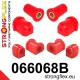 066068B: Front suspension bush kit 19mm Black