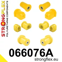   066076A: Front suspension and ream beam bush kit SPORT 18mm Black