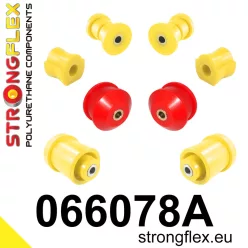   066078A: Front suspension and ream beam bush kit SPORT 19mm 061955 - 69.5mm Yellow