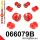 066079B: Front suspension bush kit 24mm Red