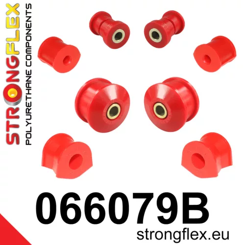 066079B: Front suspension bush kit 24mm Red