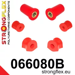 066080B: Front suspension bush kit 18mm Black