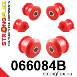 066084B: Front suspension bush kit 24mm Red