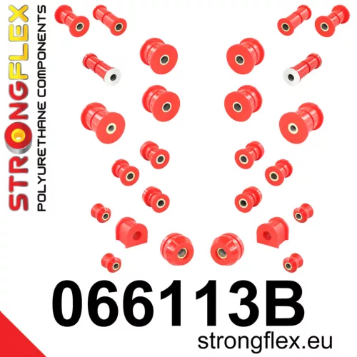 066113B: Full suspension bush kit Custom Red