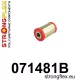 071481B: Rear inner lower arm bush Red