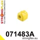 071483A: Anti roll bar bush SPORT 20mm Yellow