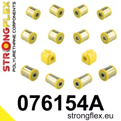 076154A: Rear suspension bush kit SPORT 18mm 070012 Black