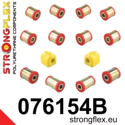 076154B: Rear suspension bush kit 18mm 070012 Black