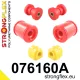 076160B: Front suspension bush kit Custom 071475 - 14mm Red