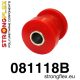 081118B: Front lower wishbone rear bush Red