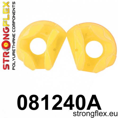 081240A: Engine rear mount inserts SPORT Yellow