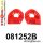 081252B: Engine rear mount inserts Red