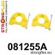081255A: Engine right lower mount inserts SPORT Yellow