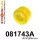 081743A: Front anti roll bar link bush SPORT Yellow