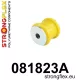 081823A: Rear toe adjuster bush SPORT Black