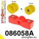 086058A: Shift lever stabilizer and extension mounting bush kit SPORT 081227 Yellow