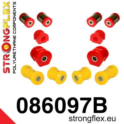 Strongflex Honda Civic VI (1995–2000) JAPAN EJ, EK, EM1 Első Futómű Szilent Szett – 086097B_21mm