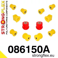   086150A: Front suspension bush kit AP1/AP2 SPORT 26,5mm Black