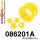 086201A: Steering rack mount bush kit SPORT Yellow