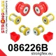 086226B: Front suspension bush kit Custom Black