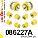 086227A: Rear suspension bush kit SPORT 21mm Yellow