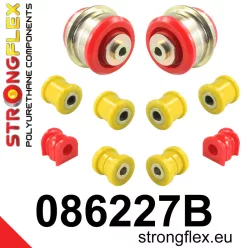 086227B: Rear suspension bush kit 21mm Black