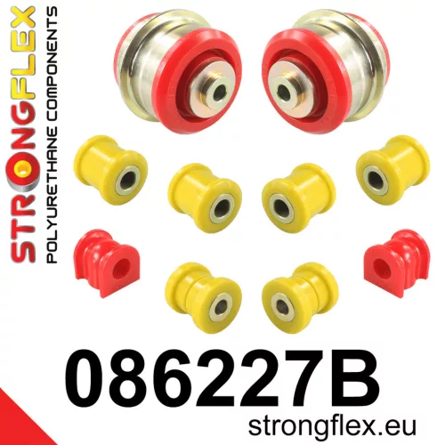 086227B: Rear suspension bush kit 21mm Black
