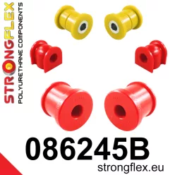 086245B: Front suspension bush kit 23mm Red