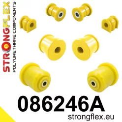   086246A: Front suspension and ream beam bush kit SPORT 23mm Black
