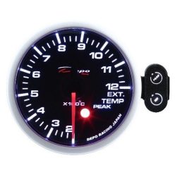   DEPO RACING PEAK 52mm - Kipufogógáz hőmérsékletmérő óra