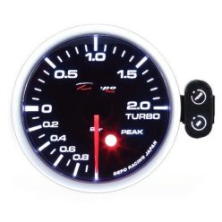   DEPO RACING PEAK 52mm - Turbónyomásmérő óra (Elektromos, -1 - 2 BAR)