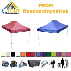   LLTent PROFI 3mx3m rendezvénysátor oldalfal nélküli - Lila (258c)