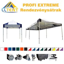   LLTent PROFI EXTREME rendezvénysátor oldalfal nélküli - Zöld / Fehér (3308c)