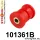 101361B: Front lower rear bush Red