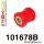 101678B: Rear lower - front arm bush Red