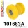101683A: Rear beam - central bush SPORT Yellow
