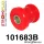101683B: Rear beam - central bush Red