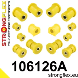   106126A: Front suspension polyurethane bush kit SPORT 15mm Black