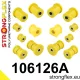 106126A: Front suspension polyurethane bush kit SPORT 19mm Black
