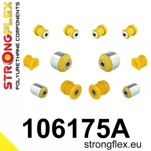 106175A: Front suspension bush kit SPORT 26,5mm Yellow