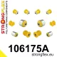 106175A: Front suspension bush kit SPORT 21mm Black