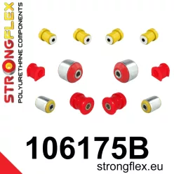 106175B: Front suspension bush kit 21mm Black