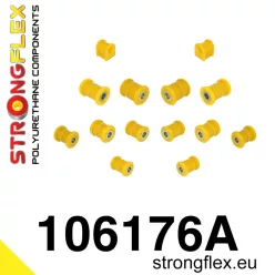 106176A: Rear suspension bush kit SPORT 12mm 27mm Black
