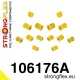 106176A: Rear suspension bush kit SPORT 12mm 27mm Yellow