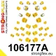 106177A: Full suspension bush kit SPORT 21mm 12mm 27mm Black