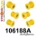 106188A: Rear subframe bush kit SPORT Yellow