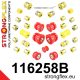 116258B: Full suspension polyurethane bush kit